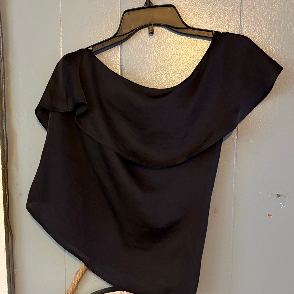 love, Fire Black silk Blouse